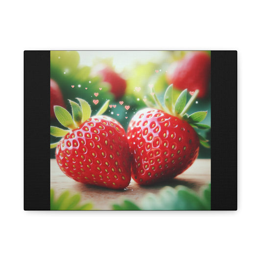 valentine gift | art with fruits | strawberries