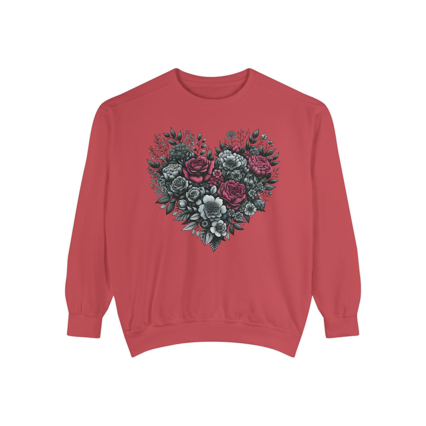 Valentine Sweatshirt | Nature | Love |Heart with roses